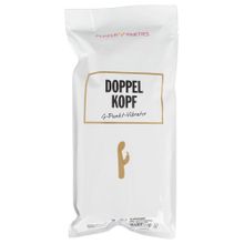 Бирюзовый вибратор-кролик Doppelkopf - 22 см. (бирюзовый)