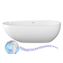 Ванна из искусственного камня Aquanet Miracle TC-S06B 185x83, глянцевая