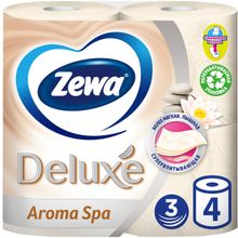 Zewa Deluxe Aroma Spa 4 рулона в упаковке 3 слоя