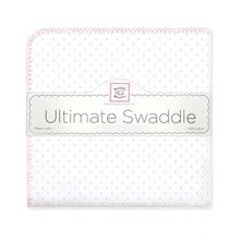 SwaddleDesigns Classic Polka Dots пастельно-розовая