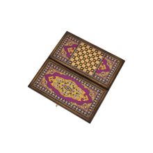 Нарды + Шашки "Сирия Фиолетовые" большие