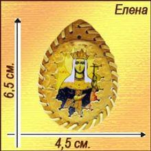 Именная икона в бересте "Елена"