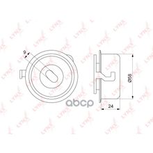 Ролик Натяжной Ремня Грм LYNXauto арт. PB1274