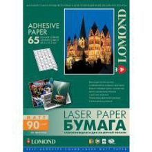 LOMOND 2600215 бумага самоклеющаяся матовая, 65 частей А4 (38x21,2 мм) 90 г м2, 50 листов