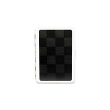 032-205307 - Футляр для визиток 66х92 металл вставка черн.никель, дизайн шахматы