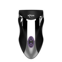 Черный вибромастурбатор NO.29 RECHARGEABLE PENIS HEAD VIBE (225775)