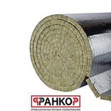 Мат из каменной ваты, 35 кг м3, 100ммx1000x2500, в уп 2,5м2, Paroc Hvac Lamella Mat AluCoat