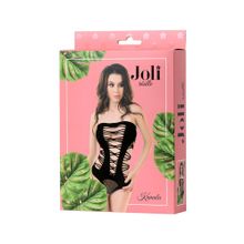 Очаровательное боди-сетка Joli Kamala L-XL Черный