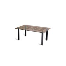 Мебелик Стол журнальный Робер-11М черный тонированное