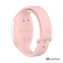 DreamLove Зеленое виброяйцо с нежно-розовым пультом-часами Wearwatch Egg Wireless Watchme (зеленый)