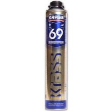 Пена монт KRASS Professional V69 пистолетная Зима 0,89л