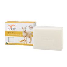 Мыло туалетное твердое увлажняющее на основе козьего молока Rebirth Goat Milk Moisturising Soap 100г