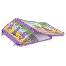 Коробка для хранения VALIANT KCAF-ZIP-M Весёлая африка 30*28*15 см