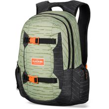 Сноубордический мужской рюкзак с усиленным карманом для ноутбука Dakine Mission 25L Brc Birch цвет серый с зеленым