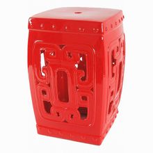 DG-Home Oriental Stool Red DG-F-TAB63