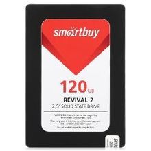 жесткий диск SSD 120ГБ, 2.5, SATA III, SmartBuy Revival 2, SB120GB-RVVL2-25SAT3