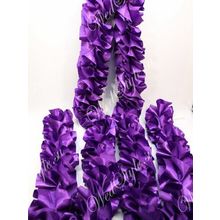 Свадебная лента крученая бомбочка фиолетовая K010462