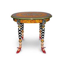 4099 Столик овальный Версаль Н53хД59х45см