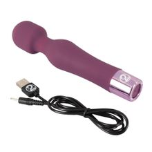 Фиолетовый жезловый вибратор Wand Vibe - 18,4 см.