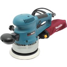 Makita   BO6030   Эксцентриковая шлифмашина (310W, 10000 об мин, D150  мм,  регулятор,  пылесборник)