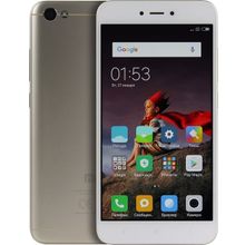 Смартфон Xiaomi Redmi Note 5A 2   16Gb Gold (1.4GHz, 2Gb, 5.5"1280x720 IPS, 4G+WiFi+BT, 16Gb+microSD, 13Mpx)