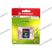 Флеш накопитель SDHC Card 16Гб Transcend Class  4
