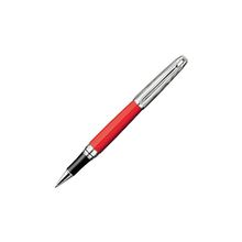 4779.184 - Ручка чернильная LEMAN красный лак серебрение колпачок с насечками