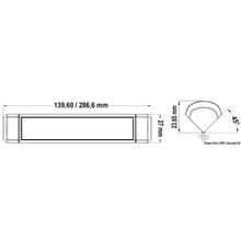 Osculati LED light 12 24 V 1.8 W 3500 K angled version, 13.193.11