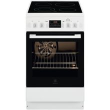 Электрическая плита Electrolux SteamBake RKR560200W 50см белый