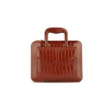 Кожаная сумка для iPad 3 Mapi Sia Handbag Leather, цвет croco brown (M-150611)