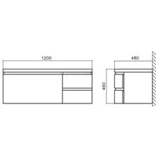 BelBagno Мебель для ванной PROSPERO BB1200DC RL