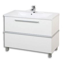 Мебель для ванной Акватон Турин 100 с серебристой панелью