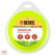 Denzel Леска для триммера, круглая 2 мм х 15 м, блистер Flex cord Denzel