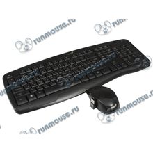 Комплект клавиатура + мышь Genius "KB-8000X", беспров., водост., черный (USB) (ret) [141282]