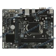 Мат. плата Socket1151 GIGABYTE "GA-H110M-S2" (iH110, 2xDDR4, SATA III, PCI-E, D-Sub, 1Гбит LAN, USB3.0, mATX) (ret) [132569]