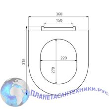 Сиденье для унитаза IDDIS полипропилен ID 01 138.1