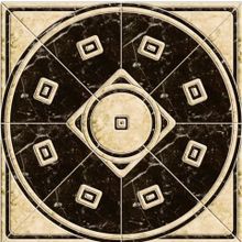 Керамогранит Ceracasa Lux Roseton N-CR Pulido декор 77,8х77,8