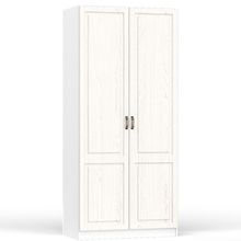 Нижегородмебель и К Шкаф для одежды Ливерпуль 13.134 цвет ясень ваниль белый ID - 297059