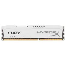 Модуль памяти Кингстон 8gb 1600mhz ddr3 cl10 dimm hyperx fury white series (hx316c10fw 8)