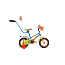 Детский велосипед FORWARD Meteor 12 голубой зеленый (2019)