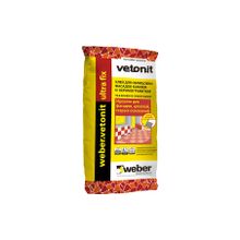 Плиточный цементный клей усиленный weber.vetonit ultra fix, 25 кг