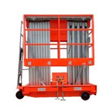 Подъемник мачтовый телескопический модели GTWY9-100 DC 220V50HZ (автономный) 125 кг 9м