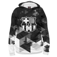 Худи Я-МАЙКА Barcelona Black&White Abstract