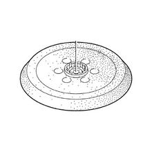 Bosch Шлифовальная тарелка для GEX 150 AC, GEX 150 ACE, GEX 150 TURBO (2608601106 , 2.608.601.106)