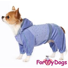 Костюм для собак ForMyDogs велюровый фиолетовый 96SS-2014 B