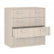 Лотос 2.06 комод с 4 ящиками с ручками