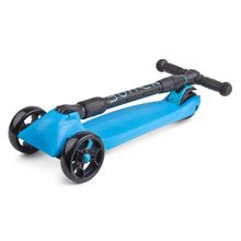 Трёхколёсный самокат Zycom Zinger Maxi XL черно-голубой