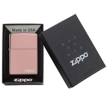 Зажигалка розовое золото глянцевая Zippo 49190ZL с покрытием High Polish Rose Gold