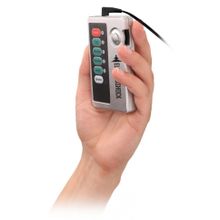 Темно-серая анальная пробка с электростимуляцией Bold Butt Plug - 14,1 см. (110239)