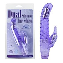 Фиолетовый вибростимулятор Dual Stimulator Curve Seduction (42350)